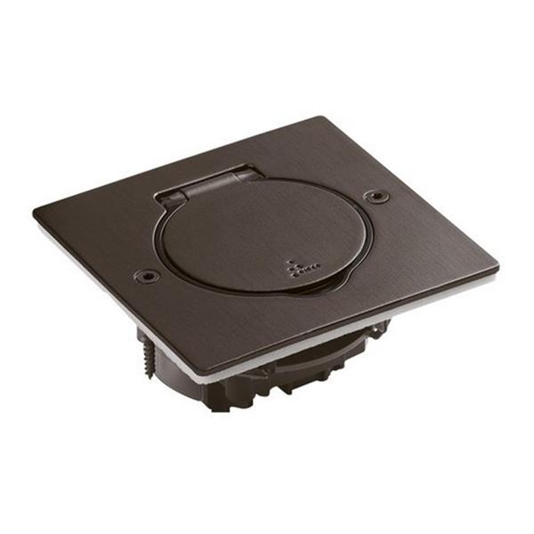 LEGRAND 089750 Caja cuadrada para ser equipada con un mecanismo de mosaico de 1 estación IP44 en acero, ma