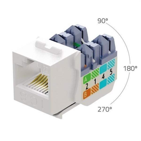 OPENETICS 5844 Conector Categoría 6A Mach3 hembra UTP RJ45