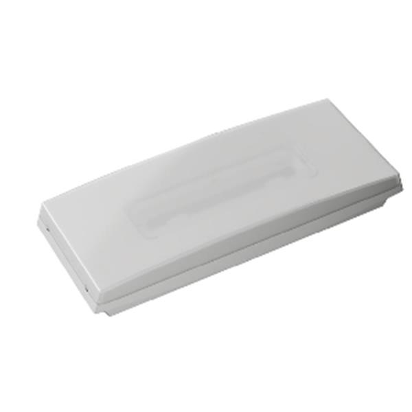 NORMALUX GA-100L Luminaria emergencia GS 130lm 252x100x40mm IP44 batería Ni-Cd 3,6V/600mAh blanco