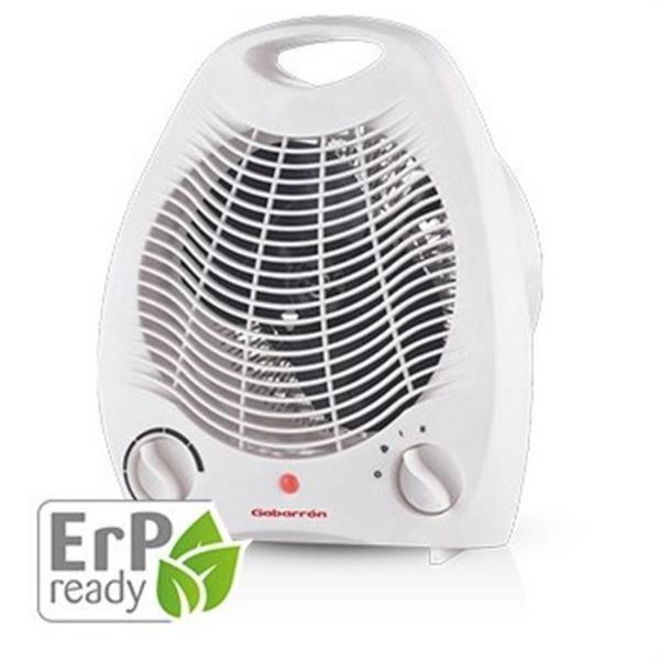 GABARRON 90211500 Calefactor termoventilador básico portátil TVC-2002 220-240V 1000/2000W 26x21,5x13cm