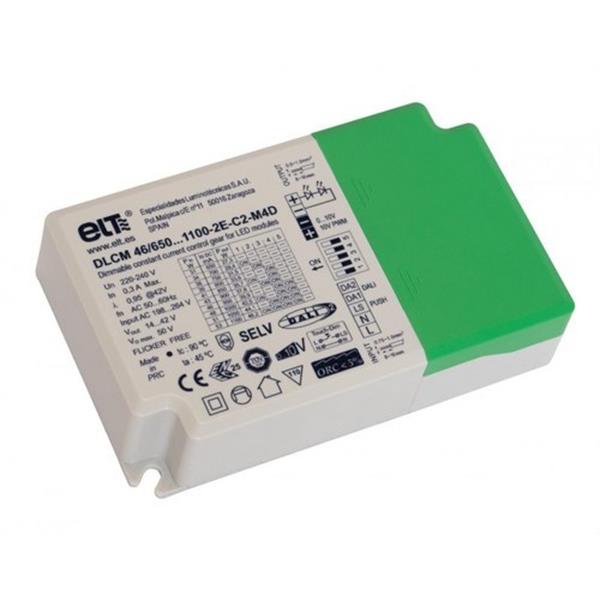 ELT 9907181 Equipo de alimentación DLCM 46/650...1100-2E-C2-M4D en corriente constante para módulos LED