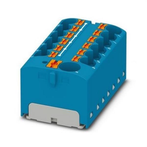 PHOENIX CONTACT 3273880 Bloque para distribución PTFIX 10/12X4 BU tensión nominal 450V 32A conexión push-in azul