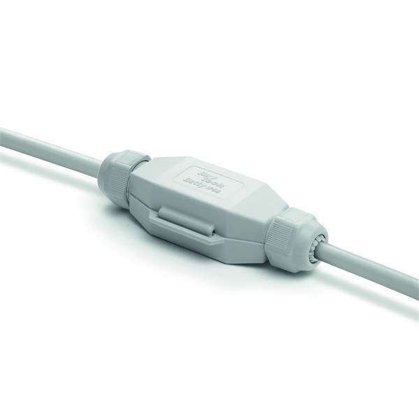 RAYTECH BETTY/6 Mini torpedo con gel BETTY/6 IP68/IP69K con conector 5x6mm² diámetro 14-19mm² gris (Blister