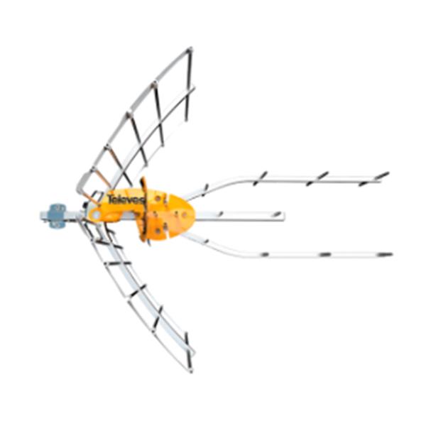 TELEVES 148920 Antena serie ELLIPSE UHF (C21-48) G38dBi + alimentación colectivo