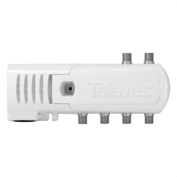 TELEVES 552320 Amplificador vivienda 4S+TV F 47-694MHz G16dB Vs102