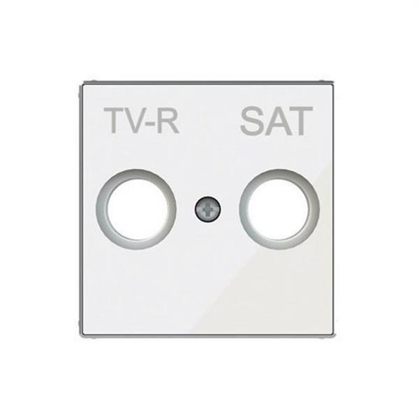 NIESSEN 8550 CB Tapa toma TV/R Sky Niessen cristal blanco