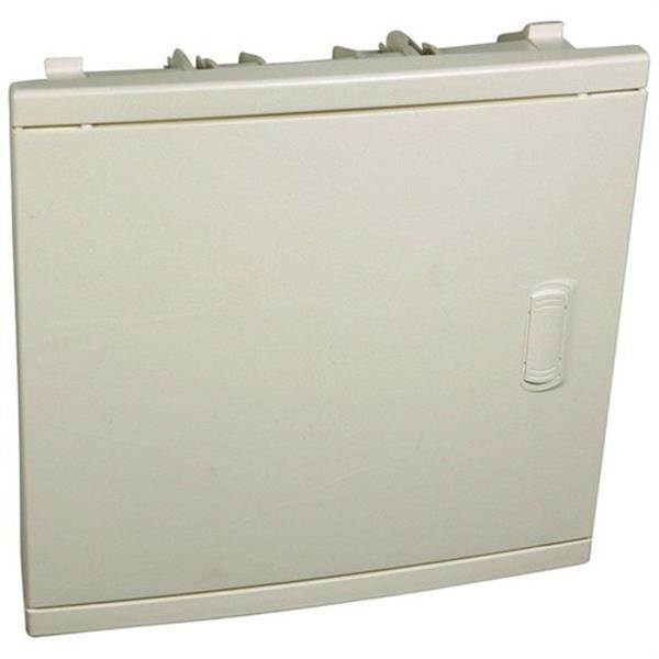 LEGRAND 001511 Caja empotrar 1 fila 12 + 2 módulos puerta aislante RAL9010