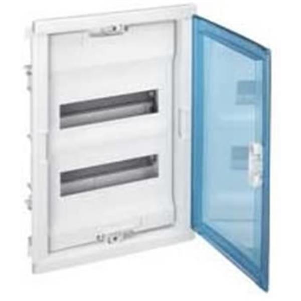 LEGRAND 001523 Caja empotrar 3 filas 36 + 6 módulos puerta transparente