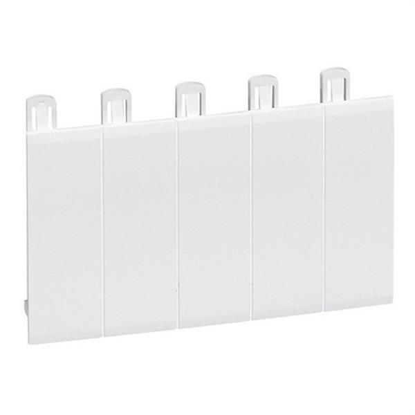 LEGRAND 001660 Obturador 5 módulos blanco