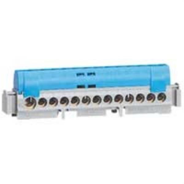 LEGRAND 004844 Borna neutra 1 entrada /12 salidas azul