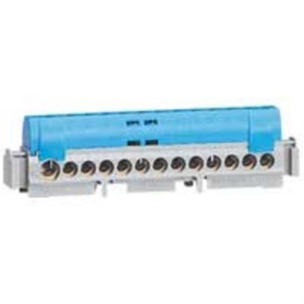 LEGRAND 004845 Borna neutra 1 entrada /16 salidas azul