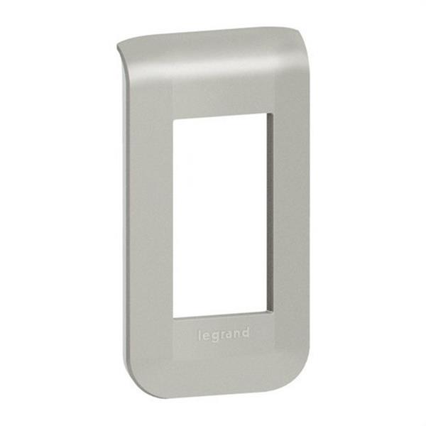 LEGRAND 079301L Placa Mosaic 1 módulo, aluminio