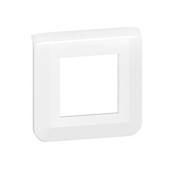 LEGRAND 277802L Placa Mosaic 2 módulos, blanco