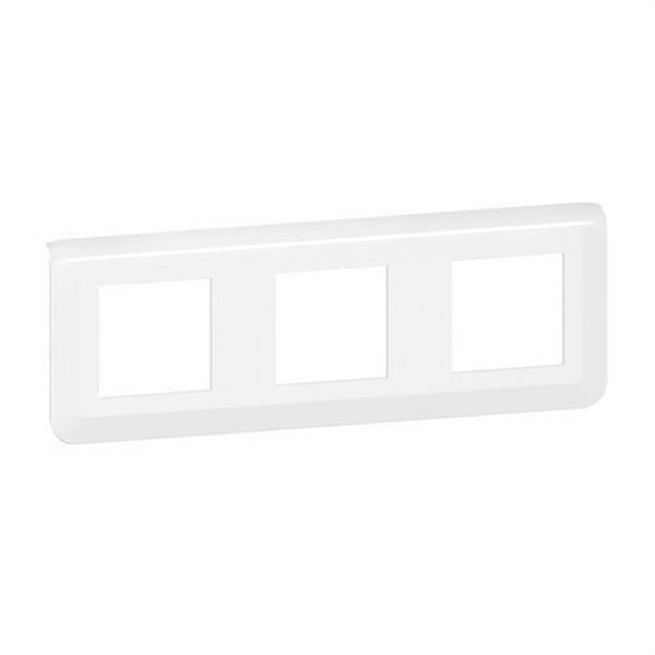 LEGRAND 277806L Placa Mosaic 3x2 módulos horizontal, blanco