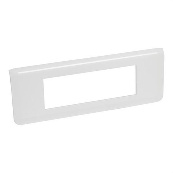 LEGRAND 277816L Placa Mosaic 6 módulos horizontal, blanco