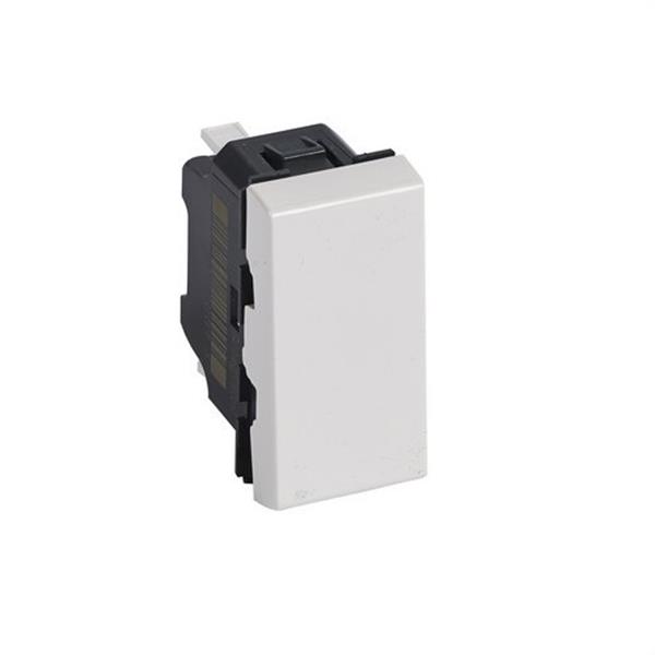 LEGRAND 278001L Conmutador Mosaic EasyLed 1 módulo 10AX, blanco