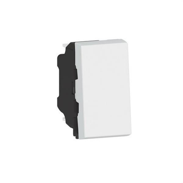 LEGRAND 278030L Pulsador Mosaic EasyLed 1 módulo, 1 vía, 6A, 250V, blanco