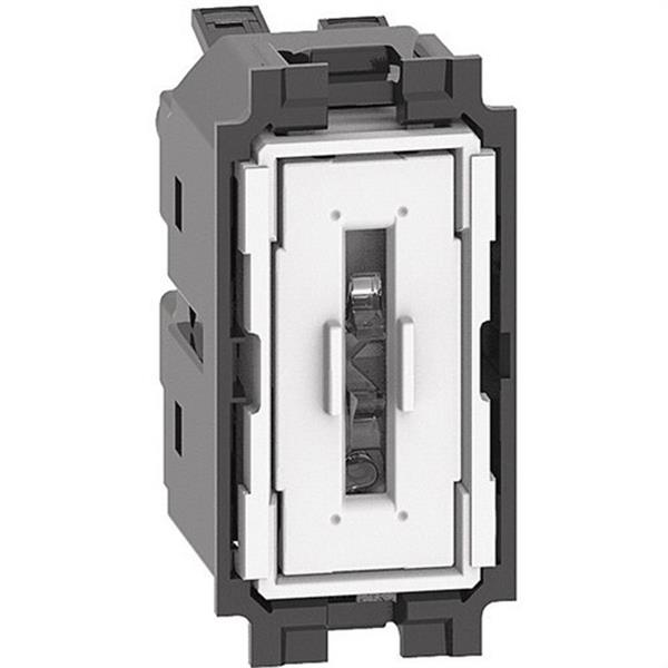 BTICINO K4001A Interruptor 1P 10AX 250VCA LIVING NOW 1 módulo bornes automáticos, iluminable