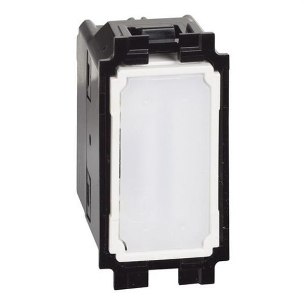 BTICINO K4004 Cruzamiento 1P 10AX 250VCA LIVING NOW 1 módulo, bornes a tornillo, no iluminable
