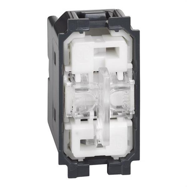 BTICINO K4027 Conmutador 1P 10AX, 250VCA, tecla doble LIVING NOW 1 módulo, no iluminable