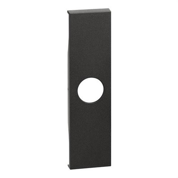 BTICINO KG08 Placa frontal LIVING NOW 1 módulo para bases de TV ref.4371-4953, dark