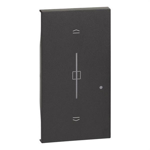 BTICINO KG32M2 Tecla persianas LIVING NOW W/NETATMO 2 módulos para productos cableados, dark