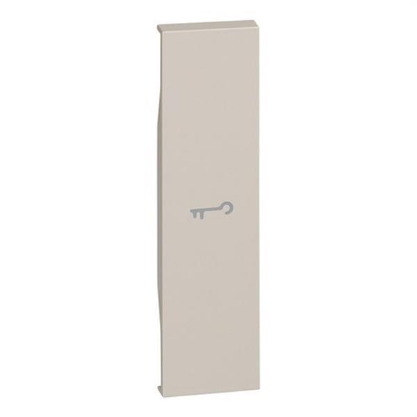 BTICINO KM01F Tecla con símbolo llave LIVING NOW, 1 módulo, iluminable, sand