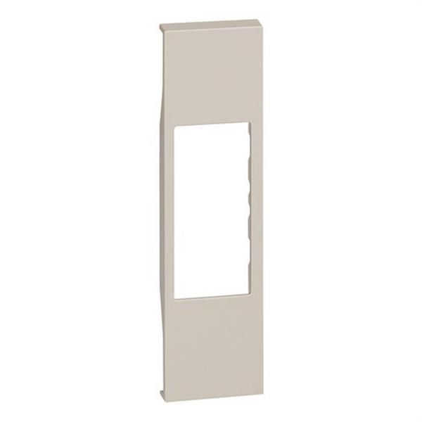BTICINO KM07 Placa frontal LIVING NOW 1 módulo para RJ45 y adaptadores keystone, sand