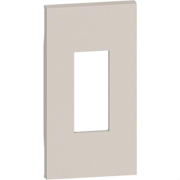 BTICINO KM07M2 Placa frontal LIVING NOW 2 módulos para RJ45 y adaptadores keystone, sand