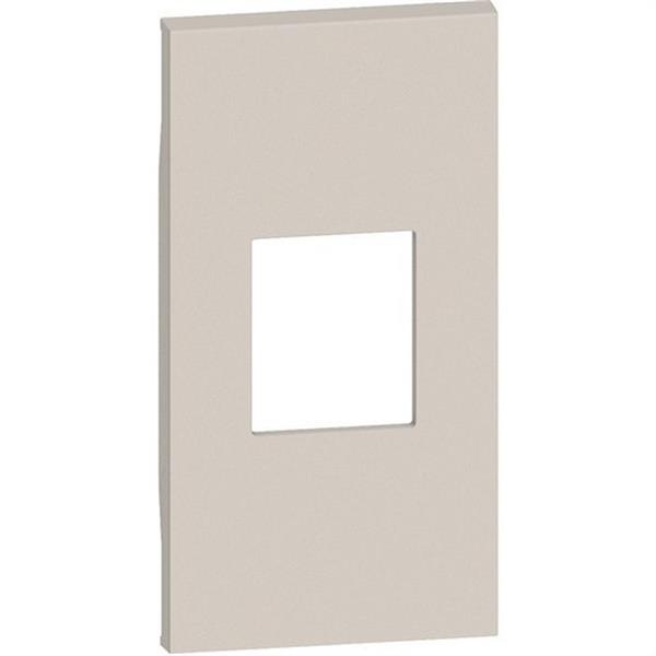 BTICINO KM13M2 Placa frontal LIVING NOW 2 módulos para base fibra óptica ref.4268SCA, sand