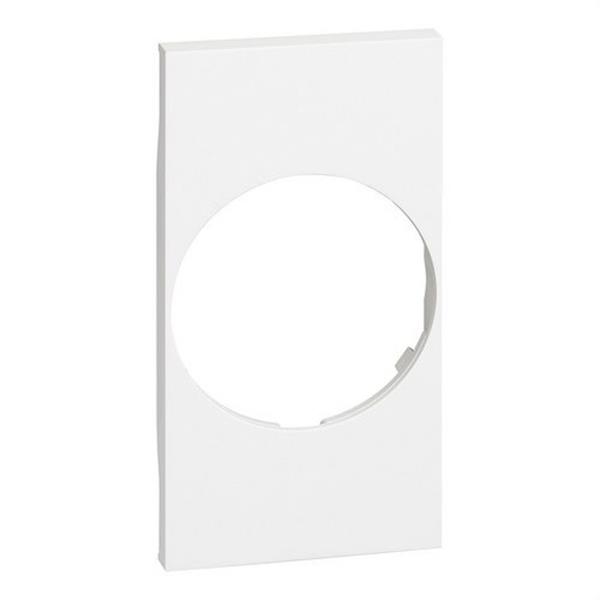 BTICINO KW04 Placa frontal LIVING NOW 2 módulos para base enchufe multiestándar ref.4141, blanco