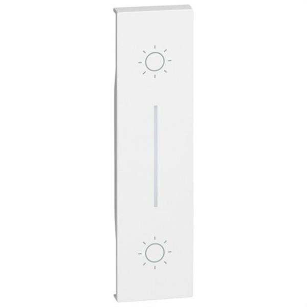 BTICINO KW05L Tecla con símbolo luz LIVING NOW, 1 módulo para ref.K4036, blanco