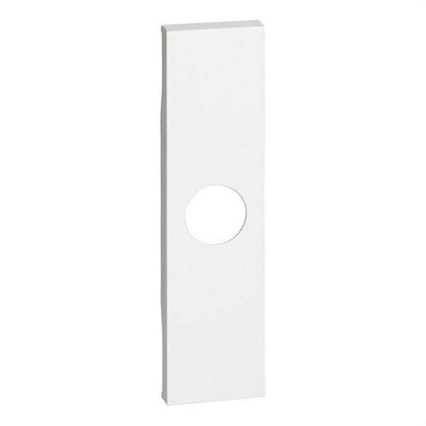 BTICINO KW08 Placa frontal LIVING NOW 1 módulo para bases de TV ref.4371-4953, blanco