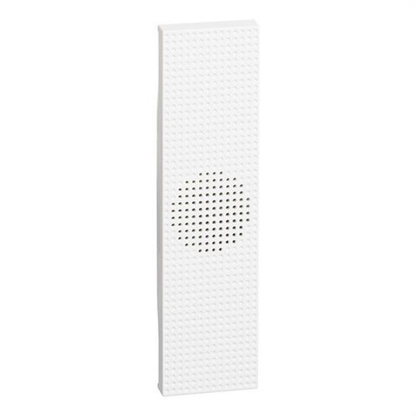 BTICINO KW15 Placa frontal LIVING NOW 1 módulo para timbre y zumbador ref.4351/6V230, blanco