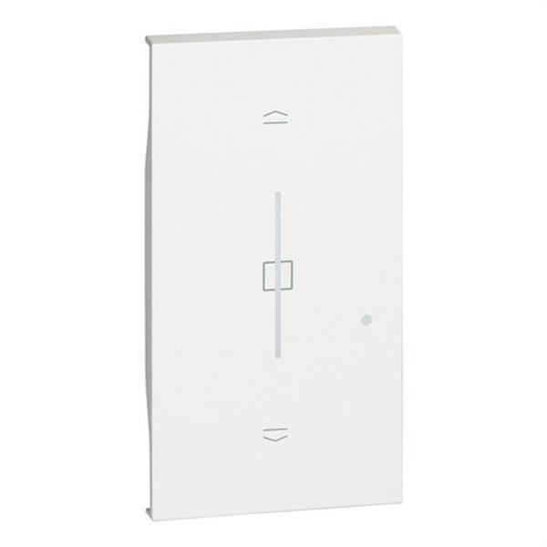 BTICINO KW32M2 Tecla persianas LIVING NOW W/NETATMO 2 módulos para productos cableados, blanco