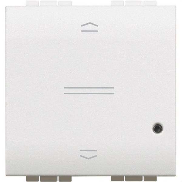 BTICINO N4027CM2 Interruptor persianas LIVINGLIGHT W/NETATMO blanco