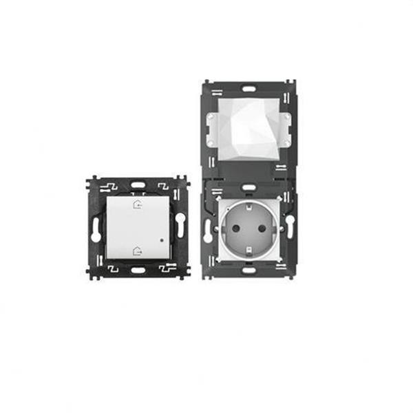 BTICINO N4501C Pack Gateway con base enchufe LIVINGLIGHT W/NETATMO blanco