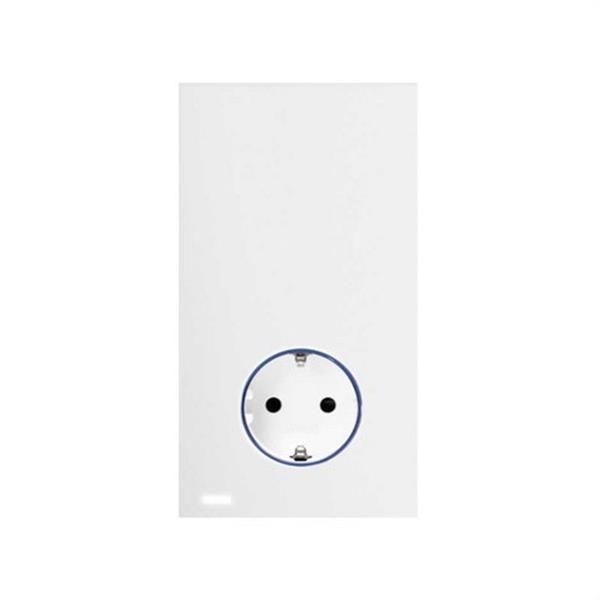 SIMON 10032108-230 Kit base de enchufe schuko HUB PRO iO Simon 100 blanco mate