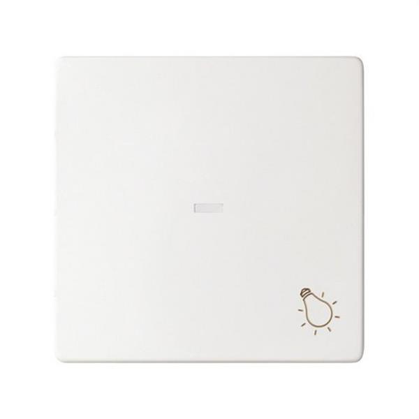 SIMON 8200016-090 Tecla individual pulsador Simon 82 con visor + luz blanco mate