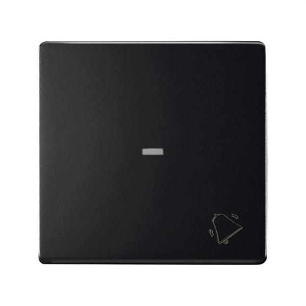 SIMON 8200017-098 Tecla individual SIMON 82 con pulsador campana negro mate