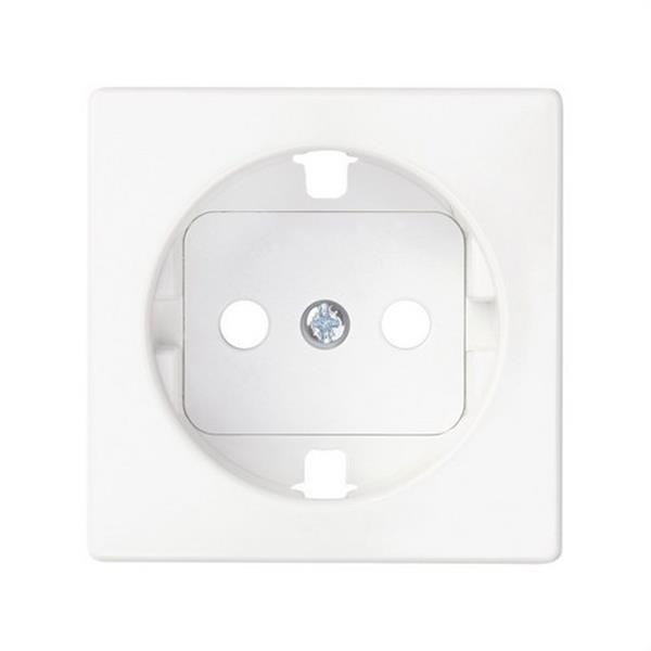 SIMON 8200041-090 Tapa SIMON 82 para base de enchufe schuko blanco mate