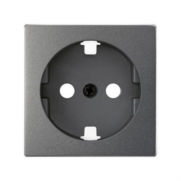 SIMON 8200041-096 Tapa SIMON 82 para base de enchufe schuko titanio