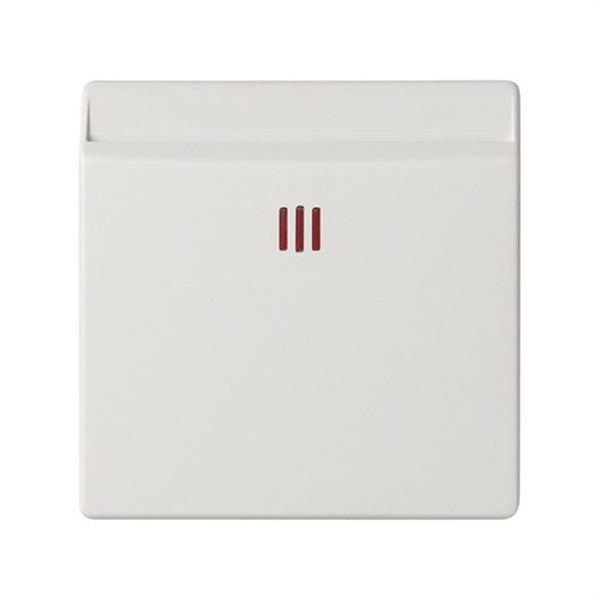 SIMON 8200078-090 Tapa Simon 82 con visor interruptor de tarjeta blanco mate