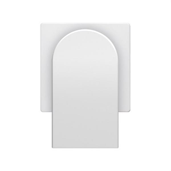 SIMON 8200545-090 Tapa conector SIMON 82 fibra óptica blanco mate