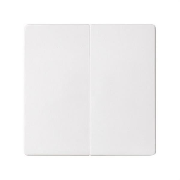 SIMON 8202126-090 Tecla doble SIMON 82 para doble cruzamiento blanco mate