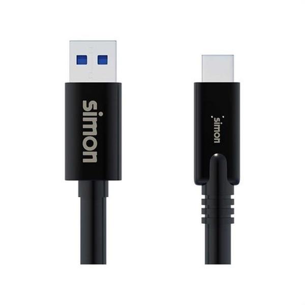 SIMON MU133201 Cable Simon 01 USB 3.1A-USB C 1m negro