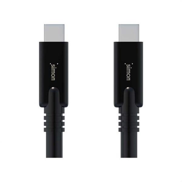 SIMON MU143201 Cable Simon 01 USB 3.1C-USB C 1m negro