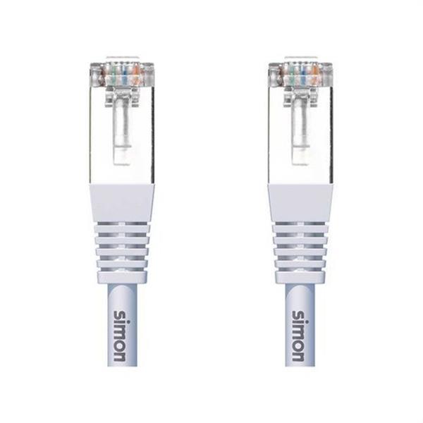 SIMON MU264103 Cable Simon 01 ethernet RJ45 CAT6 3m blanco