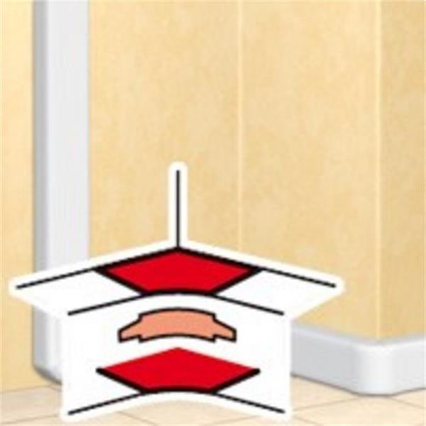 LEGRAND 010606 Angulo interior variable DLP 80-100° altura 50mm 2 contactos
