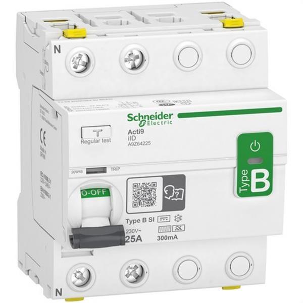 SCHNEIDER ELECTRIC A9Z64225 Disyuntor Acti9-Iid 2P 25A 300mA B SI
